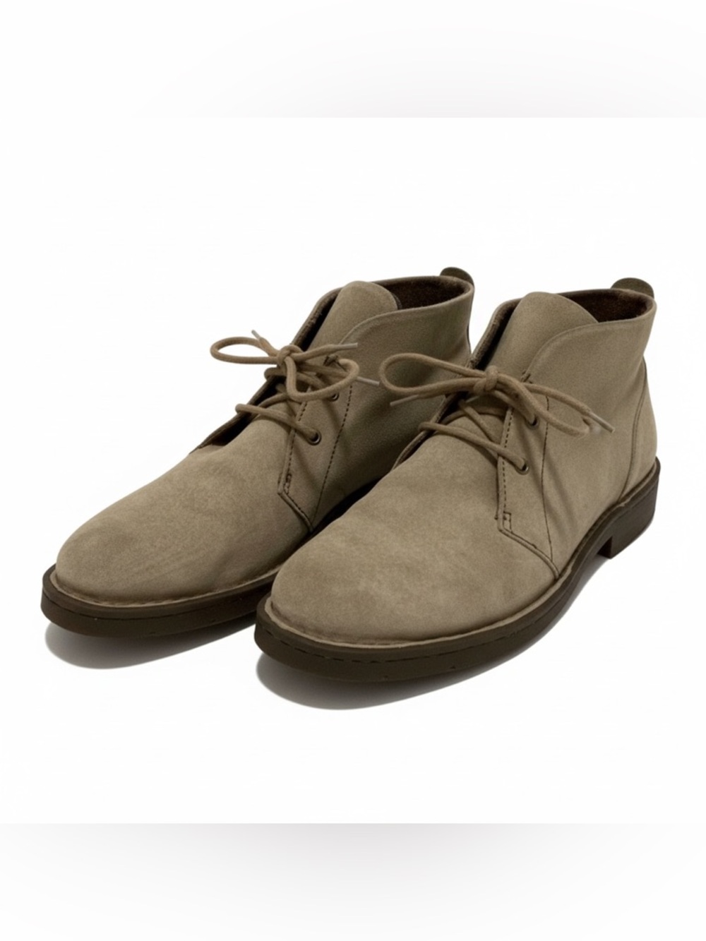 Born Banni Women’s Size 7M US Chukka Boots Suede Taupe Lace up Bohemian F69817